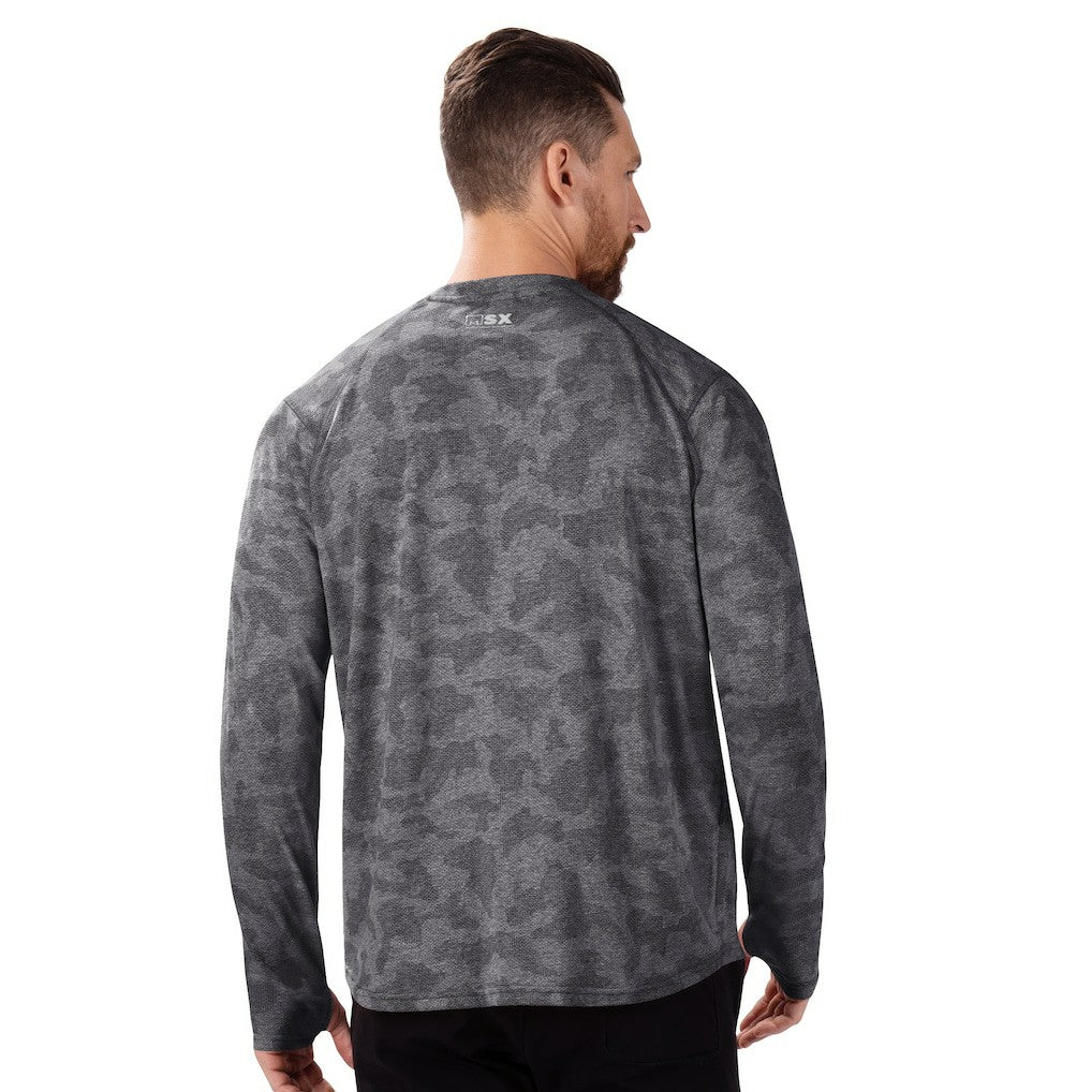 Atlanta Falcons MSX by Michael Strahan Performance Camo Long Sleeve T-Shirt - Black online