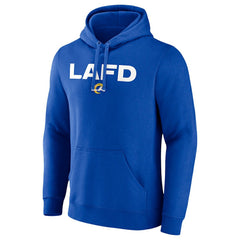 Los Angeles Rams LAFD Pullover Hoodie - Royal on sale