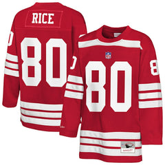 Jerry Rice San Francisco 49ers Youth Hockey Fashion Jersey - Scarlet sale