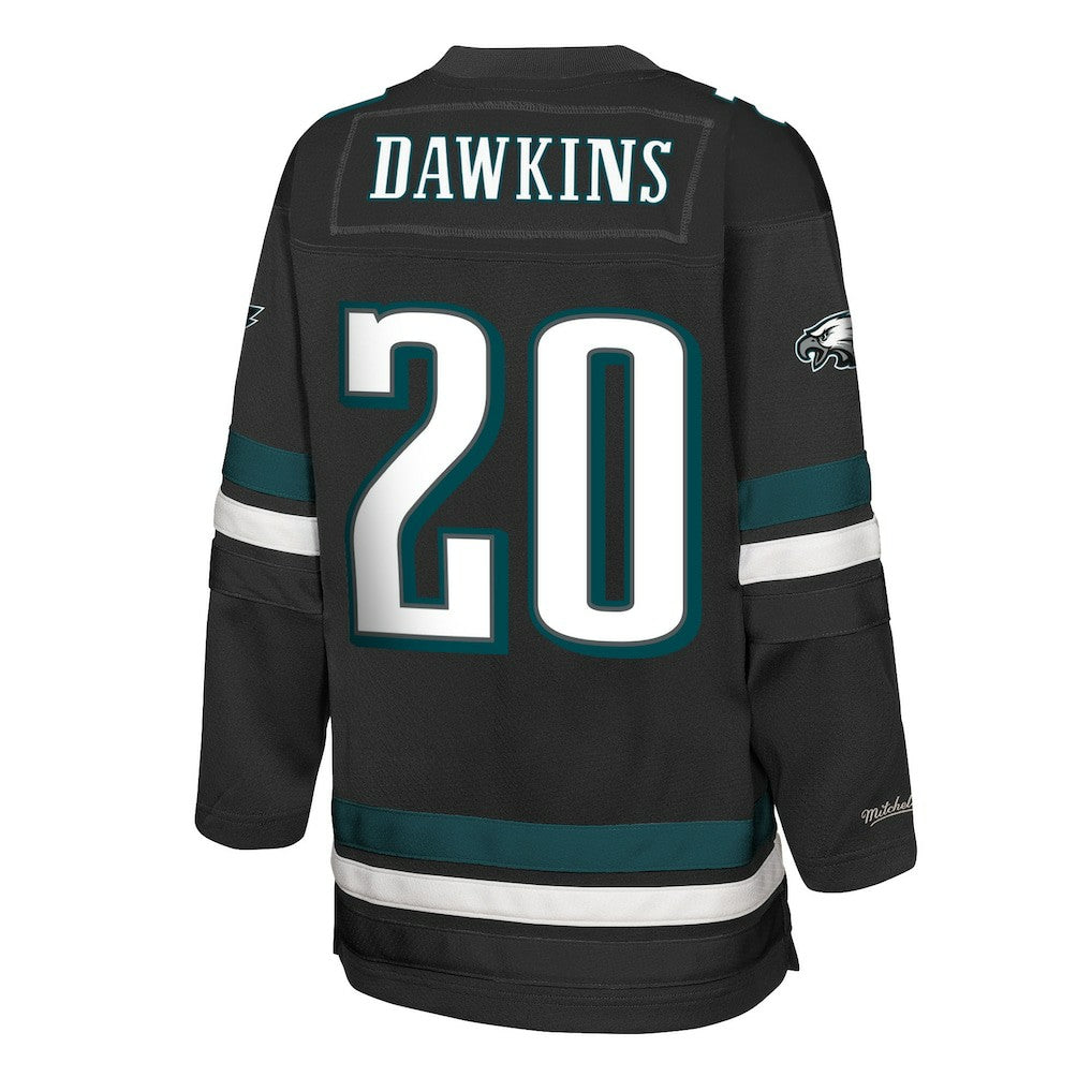 Brian Dawkins Philadelphia Eagles Youth Hockey Fashion Jersey - Black cheap