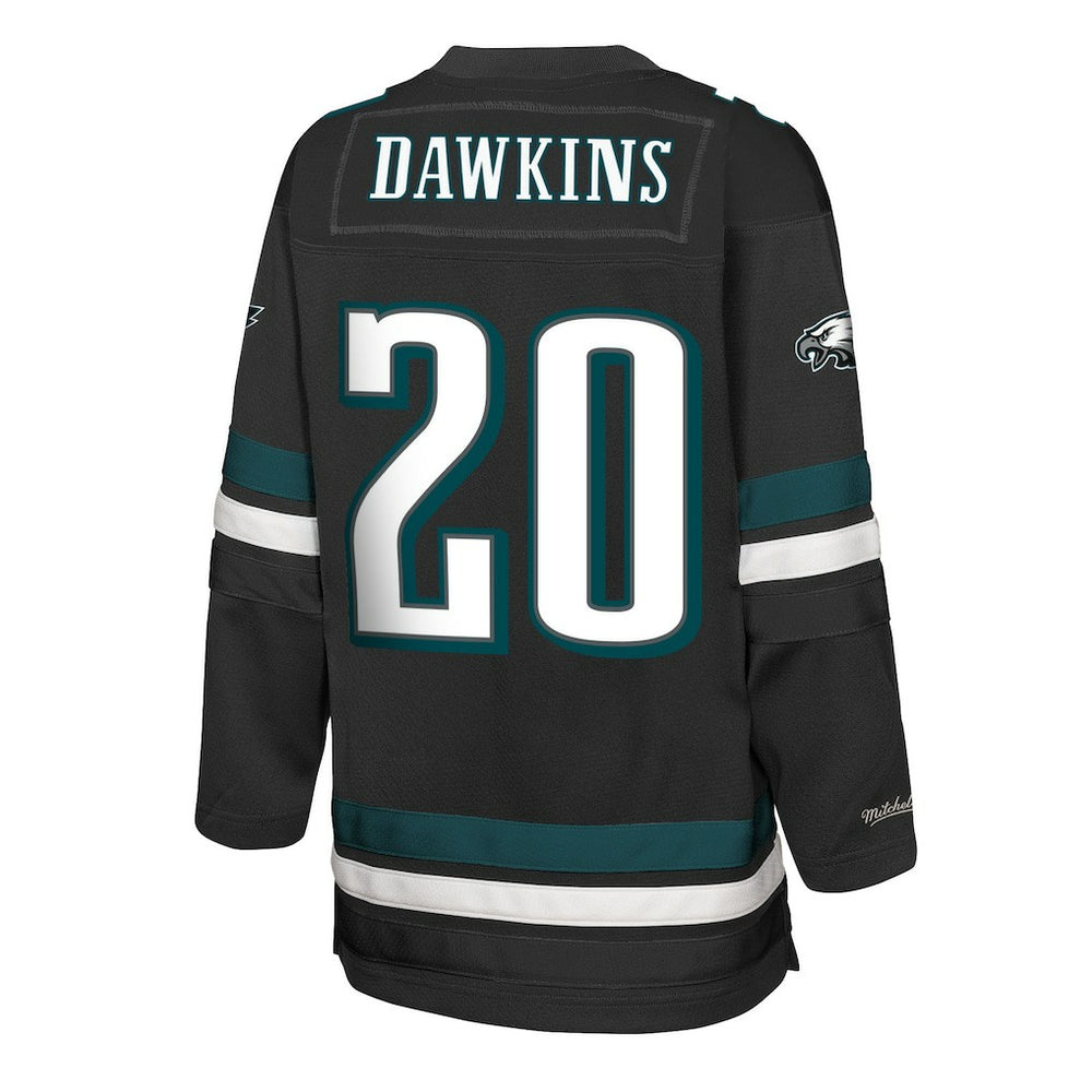 Brian Dawkins Philadelphia Eagles Youth Hockey Fashion Jersey - Black cheap
