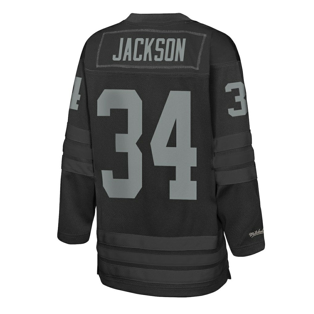 Bo Jackson Las Vegas Raiders Youth Hockey Fashion Jersey - Black cheap