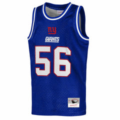 Lawrence Taylor New York Giants Youth Retired Player NFL Basketball Fashion Jersey - Royal discount