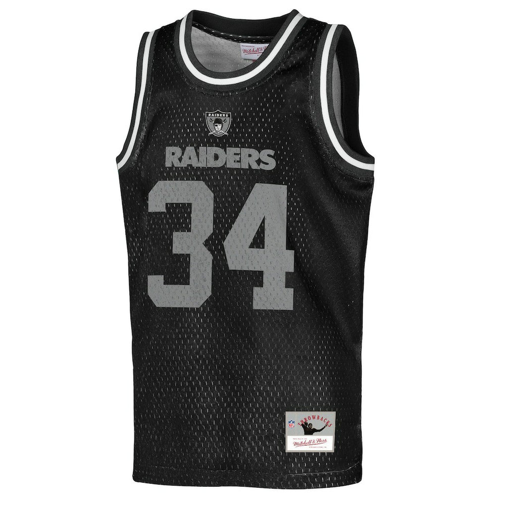 Bo Jackson Las Vegas Raiders Youth Retired Player NFL Basketball Fashion Jersey - Black online