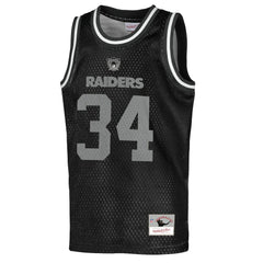 Bo Jackson Las Vegas Raiders Youth Retired Player NFL Basketball Fashion Jersey - Black online