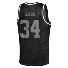 Bo Jackson Las Vegas Raiders Youth Retired Player NFL Basketball Fashion Jersey - Black online