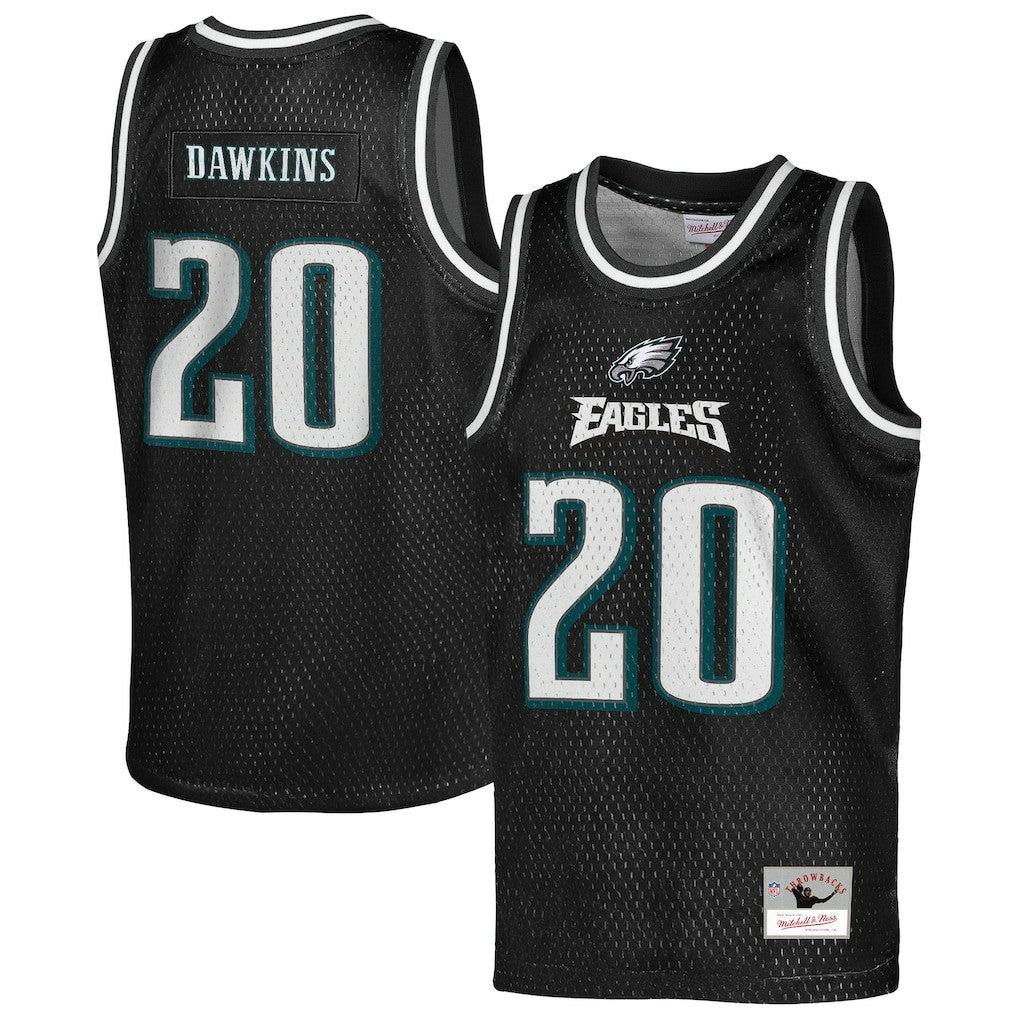 Brian Dawkins Philadelphia Eagles Youth Retired Player NFL Basketball Fashion Jersey - Black online