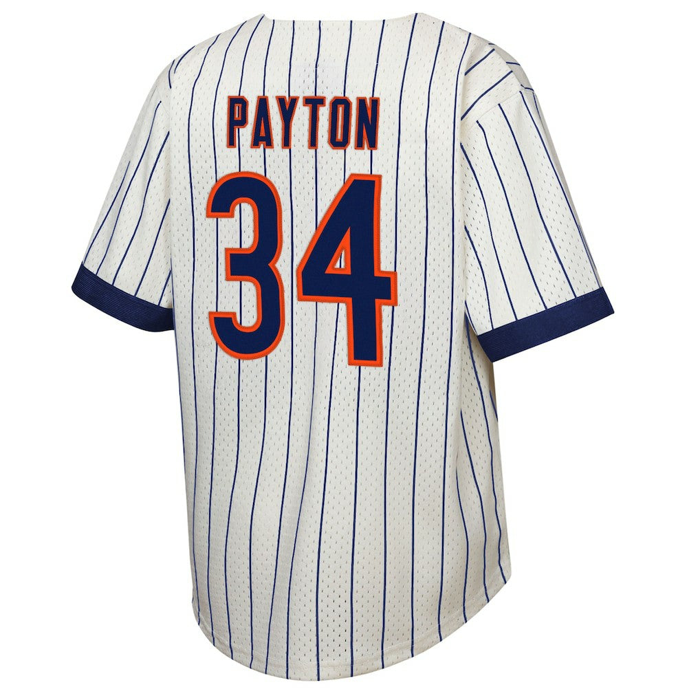 Walter Payton Chicago Bears Youth Retired Player Name & Number Baseball Jersey - Cream online