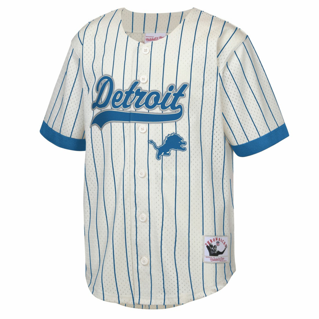 Barry Sanders Detroit Lions Youth Retired Player Name & Number Baseball Jersey - Cream discount