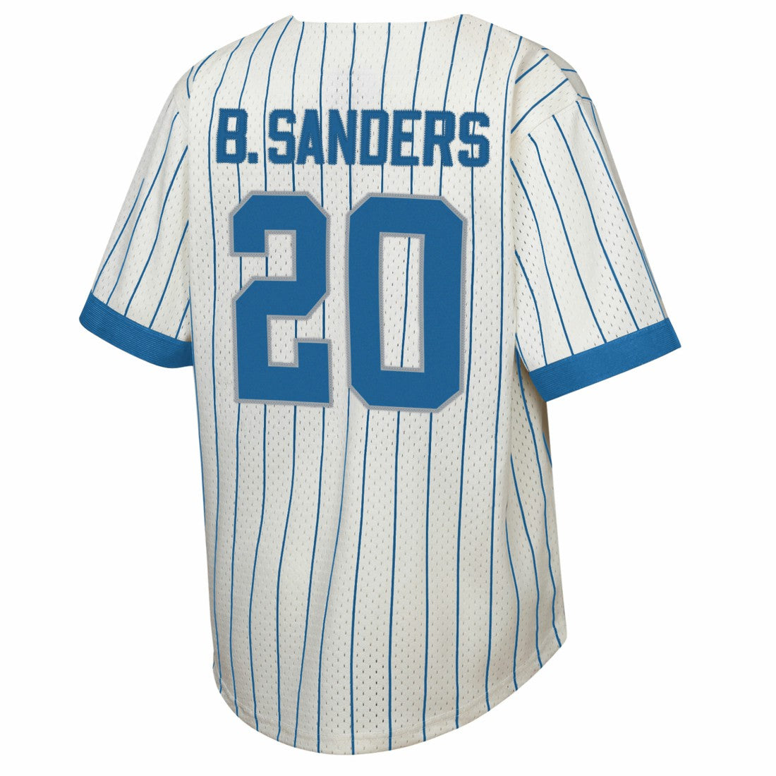 Barry Sanders Detroit Lions Youth Retired Player Name & Number Baseball Jersey - Cream discount