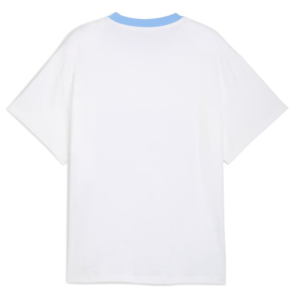 Manchester City 2025 FIFA Club World Cup Hoops T-Shirt - White on sale