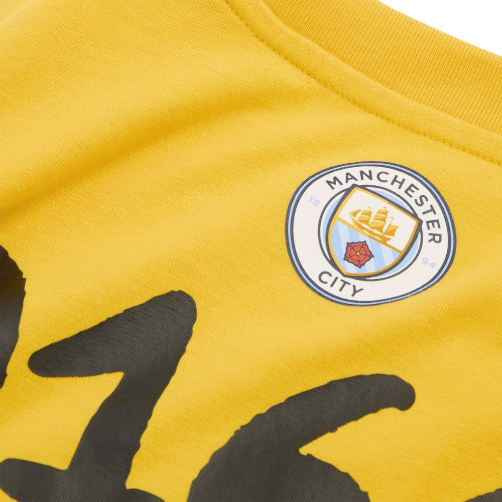 Manchester City 2025 FIFA Club World Cup Hoops T-Shirt - Yellow online