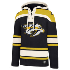 Nashville Predators '47 Superior Lacer Hoodie - Black Hoodies