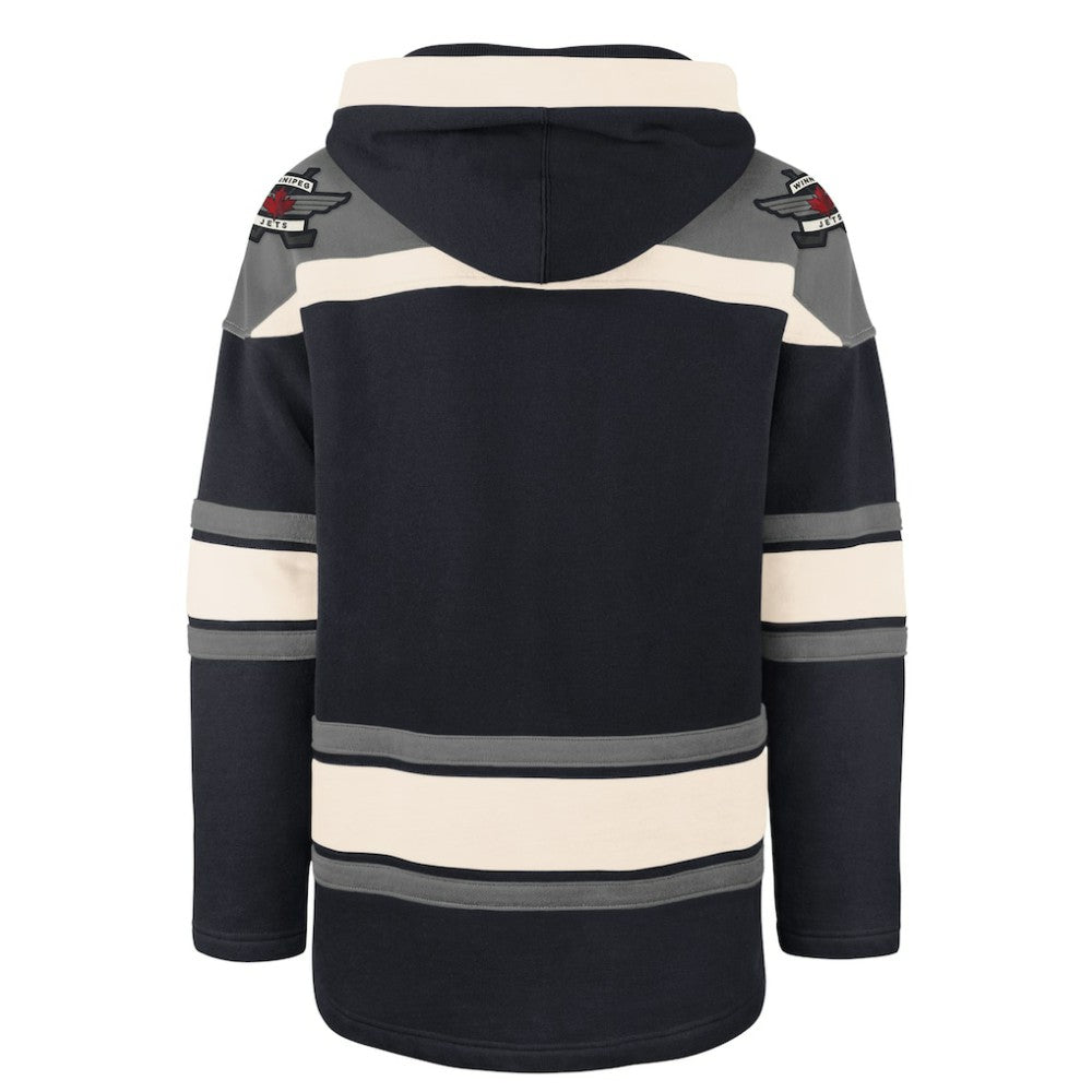 Winnipeg Jets '47 Superior Lacer Hoodie - Navy Hoodies