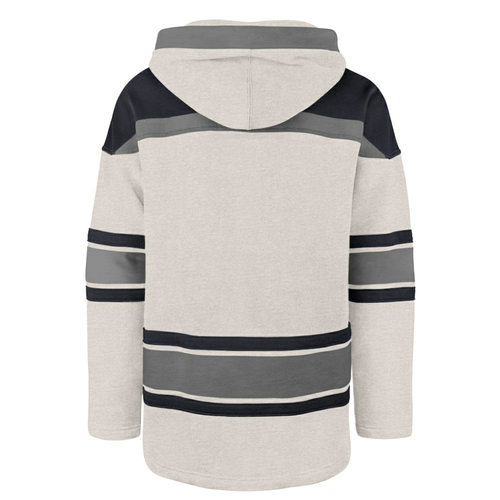 Winnipeg Jets '47 Rockaway Lacer Pullover Hoodie - Oatmeal Hoodies