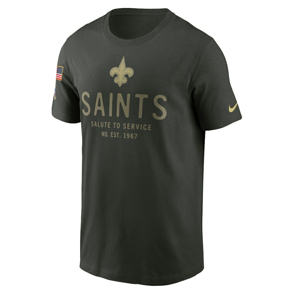 New Orleans Saints 2025 Salute to Service Sideline Primary Edge Dri-FIT T-Shirt - Forest Green cheap