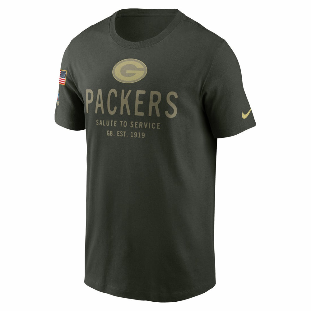 Green Bay Packers 2025 Salute to Service Sideline Primary Edge Dri-FIT T-Shirt - Forest Green discount