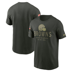 Cleveland Browns 2025 Salute to Service Sideline Primary Edge Dri-FIT T-Shirt - Forest Green online