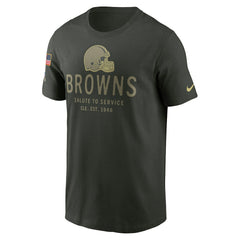 Cleveland Browns 2025 Salute to Service Sideline Primary Edge Dri-FIT T-Shirt - Forest Green online