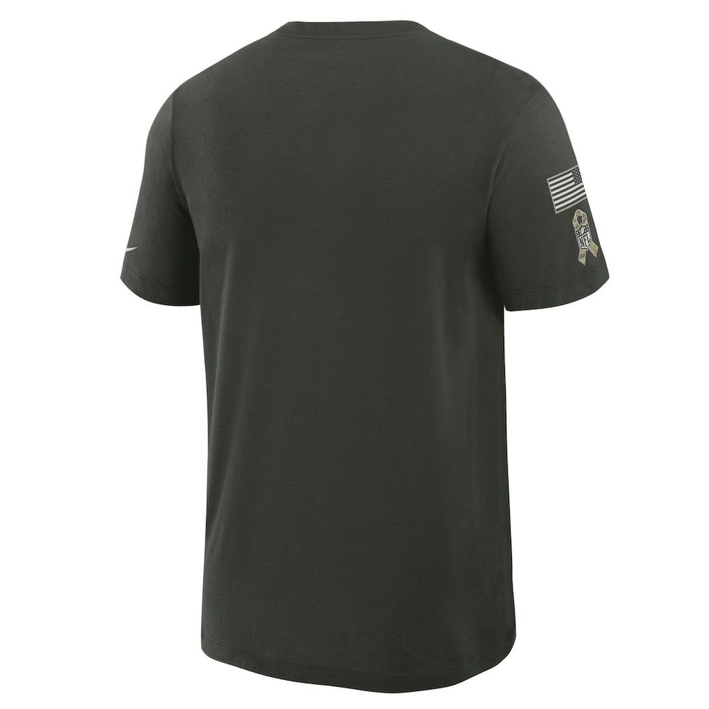 Los Angeles Chargers 2025 Salute to Service Sideline Slub Dri-FIT T-Shirt - Dark Green outlet