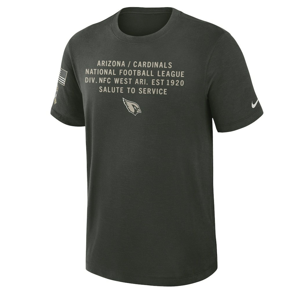 Arizona Cardinals 2025 Salute to Service Sideline Slub Dri-FIT T-Shirt - Dark Green outlet