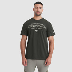 Denver Broncos 2025 Salute to Service Sideline Slub Dri-FIT T-Shirt - Forest Green discount