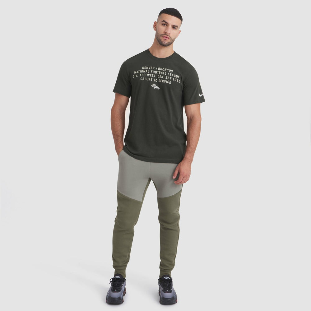 Denver Broncos 2025 Salute to Service Sideline Slub Dri-FIT T-Shirt - Forest Green discount