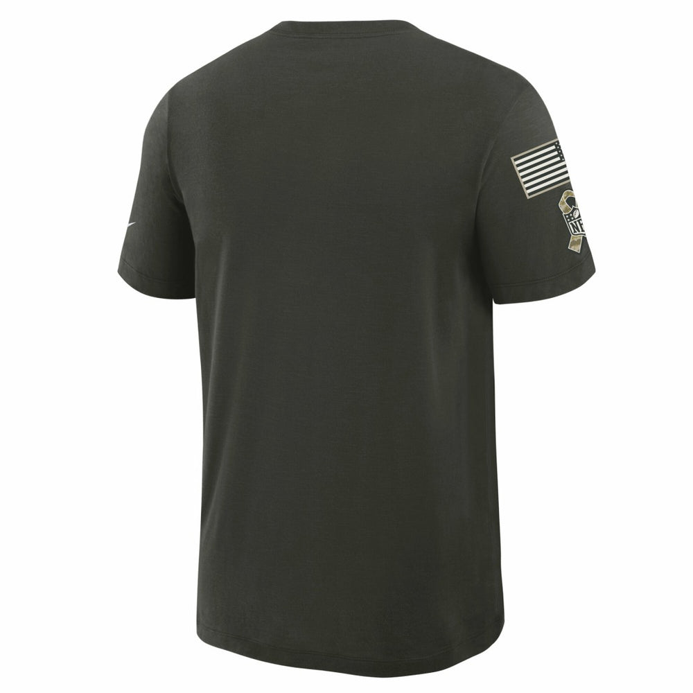Green Bay Packers 2025 Salute to Service Sideline Slub Dri-FIT T-Shirt - Forest Green on sale
