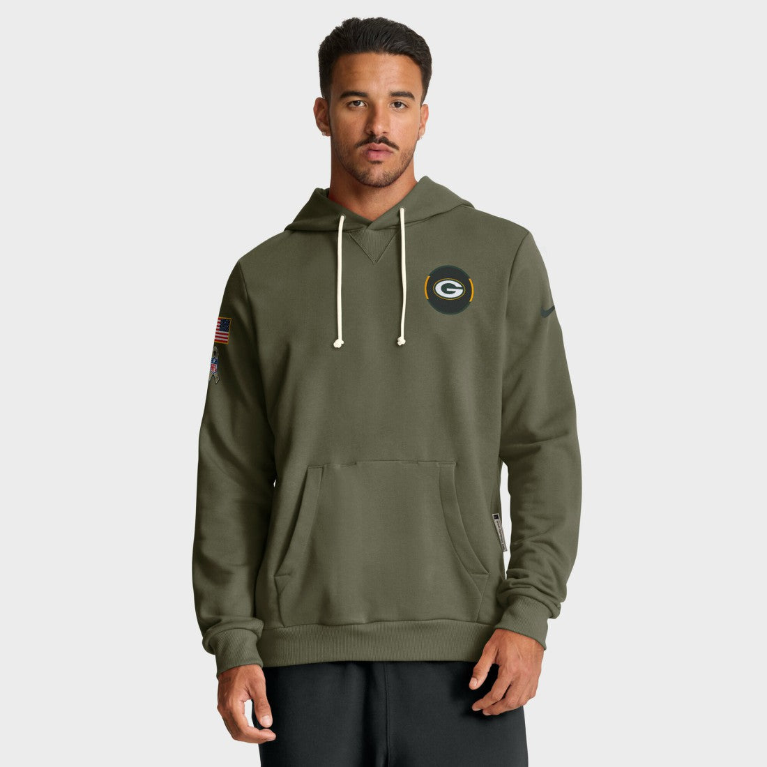 Green Bay Packers 2025 Salute to Service Sideline Standard Issue Dri-FIT Hoodie - Olive online
