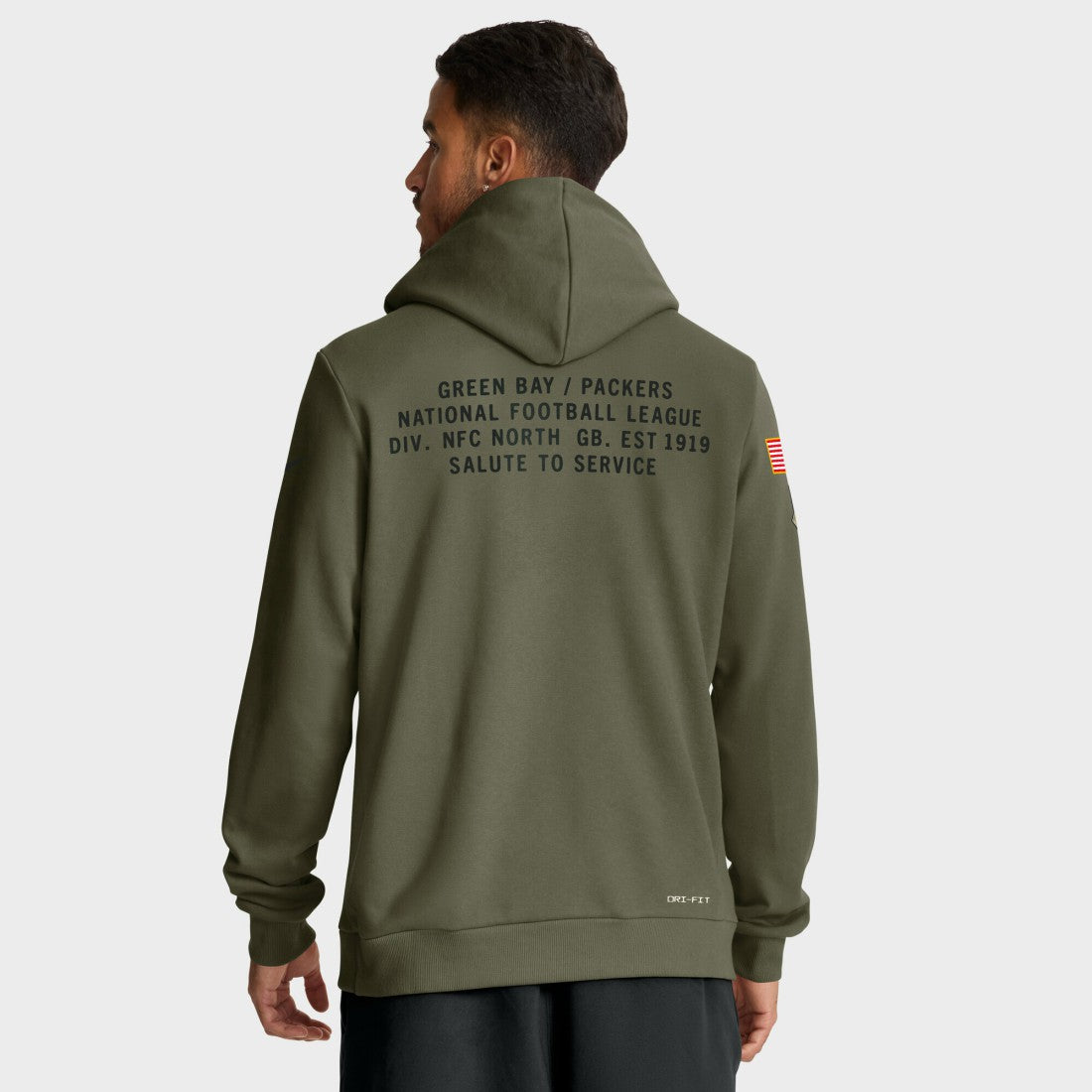 Green Bay Packers 2025 Salute to Service Sideline Standard Issue Dri-FIT Hoodie - Olive online