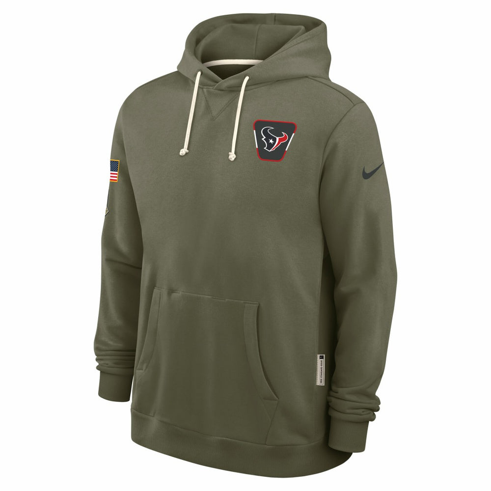 Houston Texans 2025 Salute to Service Sideline Standard Issue Dri-FIT Hoodie - Olive cheap