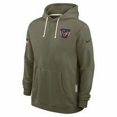 Houston Texans 2025 Salute to Service Sideline Standard Issue Dri-FIT Hoodie - Olive cheap