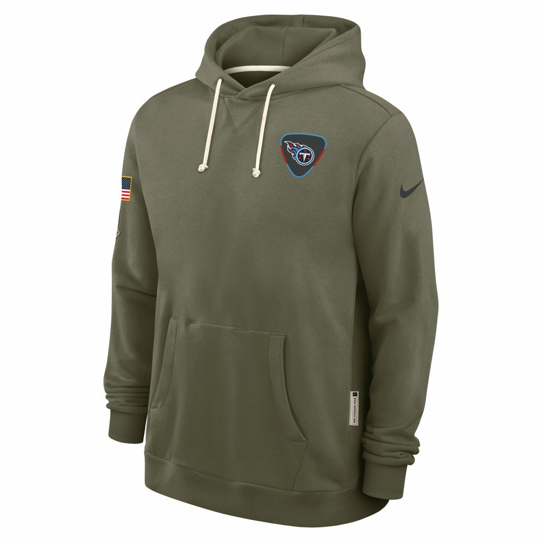 Tennessee Titans 2025 Salute to Service Sideline Standard Issue Dri-FIT Hoodie - Olive discount