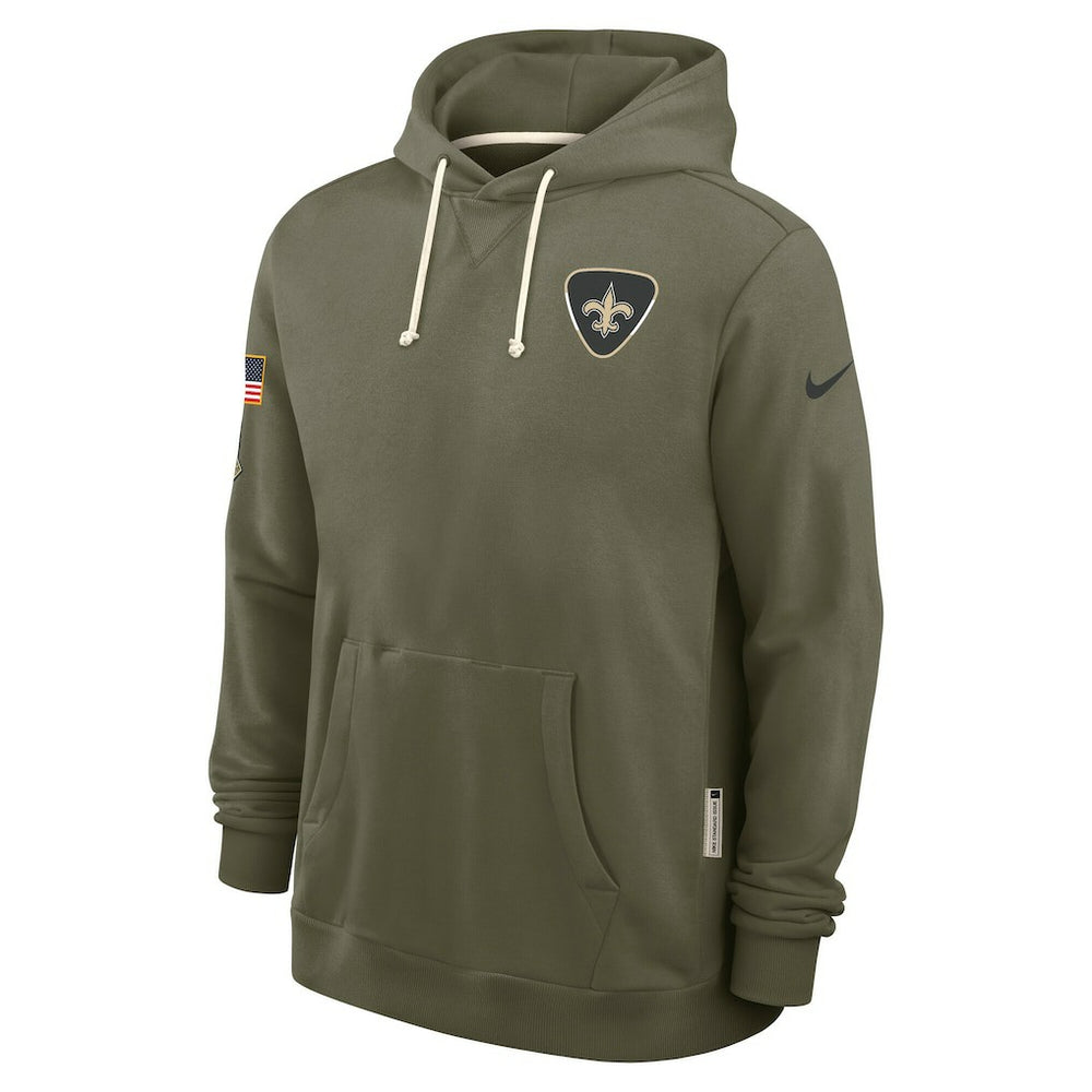New Orleans Saints 2025 Salute to Service Sideline Standard Issue Dri-FIT Hoodie - Olive sale