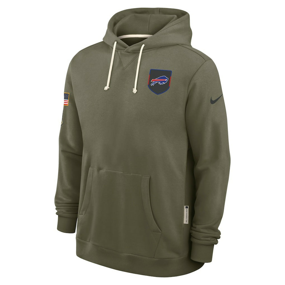 Buffalo Bills Big & Tall 2025 Salute to Service Sideline Dominant Force Dri-FIT Hoodie - Olive discount