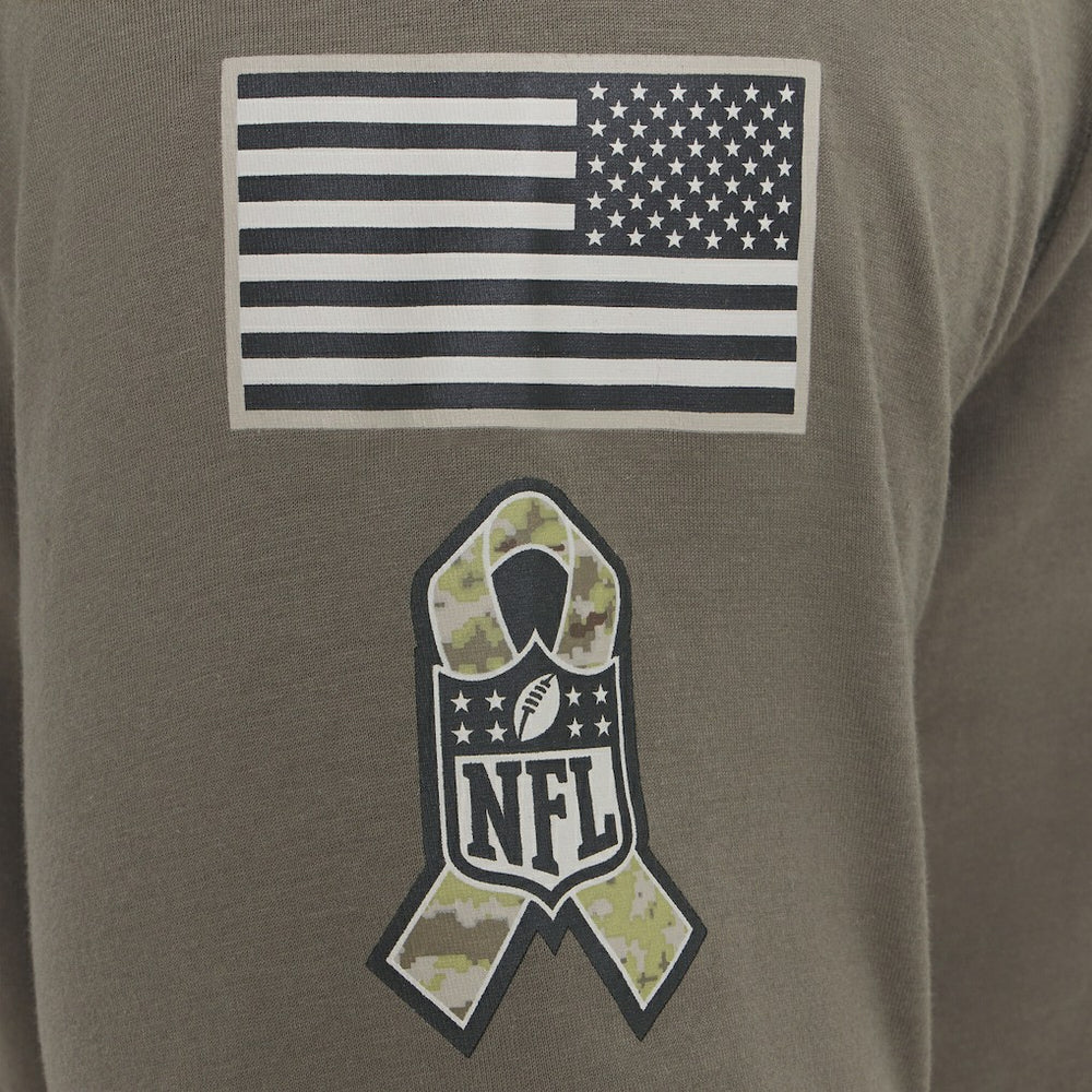 Miami Dolphins 2025 Salute to Service Sideline Long Sleeve T-Shirt - Olive online