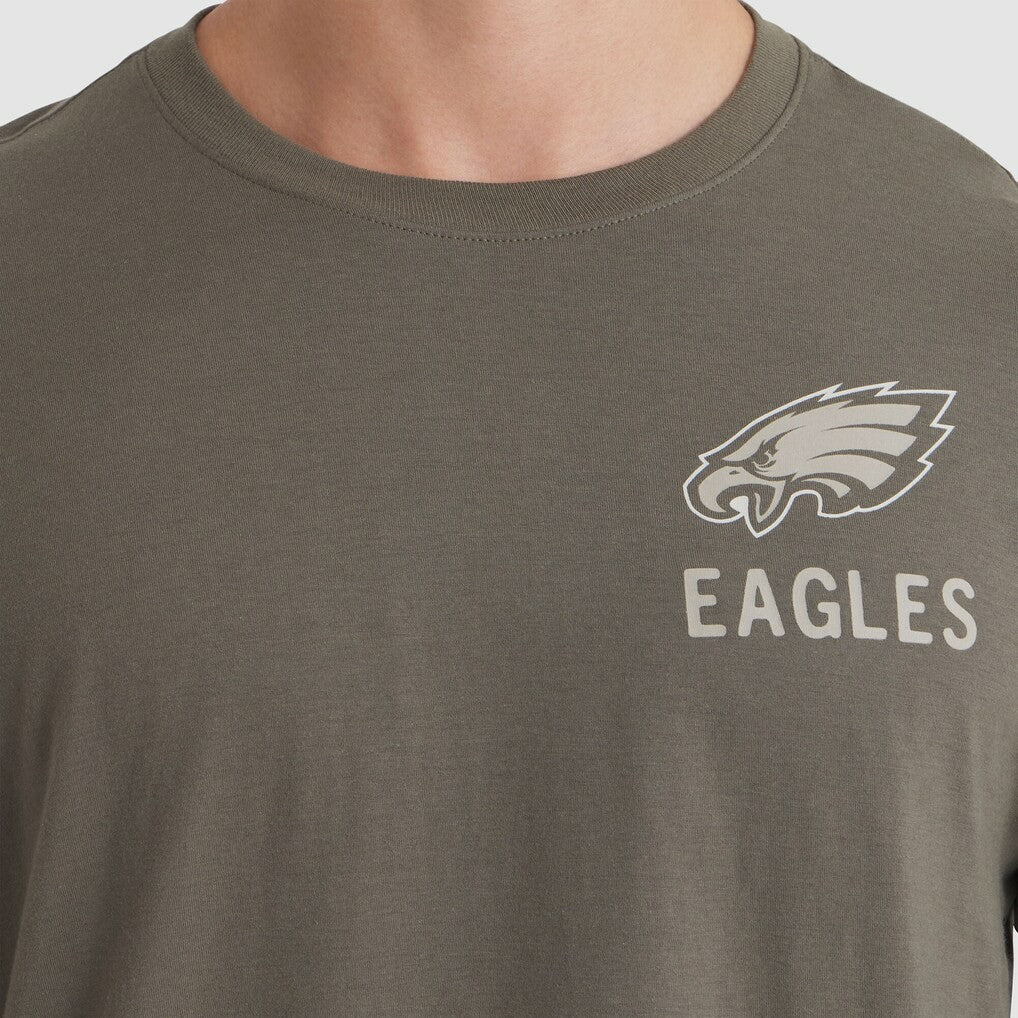 Philadelphia Eagles 2025 Salute to Service Sideline Long Sleeve T-Shirt - Olive sale