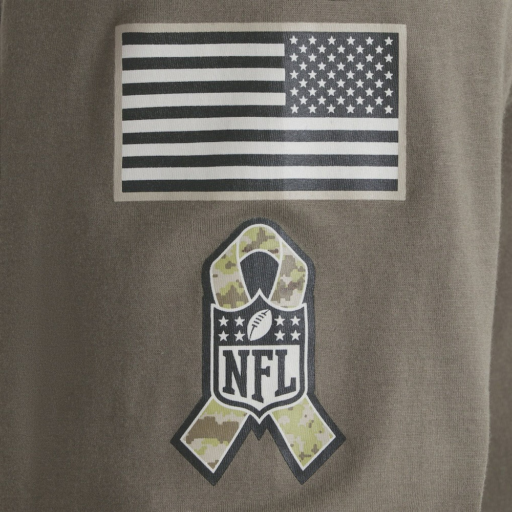Pittsburgh Steelers 2025 Salute to Service Sideline Long Sleeve T-Shirt - Olive discount