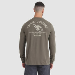 Arizona Cardinals 2025 Salute to Service Sideline Long Sleeve T-Shirt - Olive online