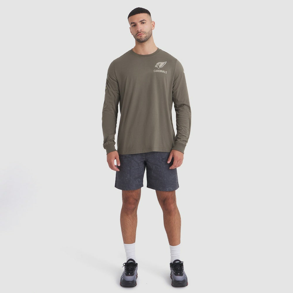 Arizona Cardinals 2025 Salute to Service Sideline Long Sleeve T-Shirt - Olive online
