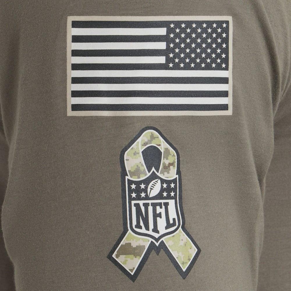 Arizona Cardinals 2025 Salute to Service Sideline Long Sleeve T-Shirt - Olive online