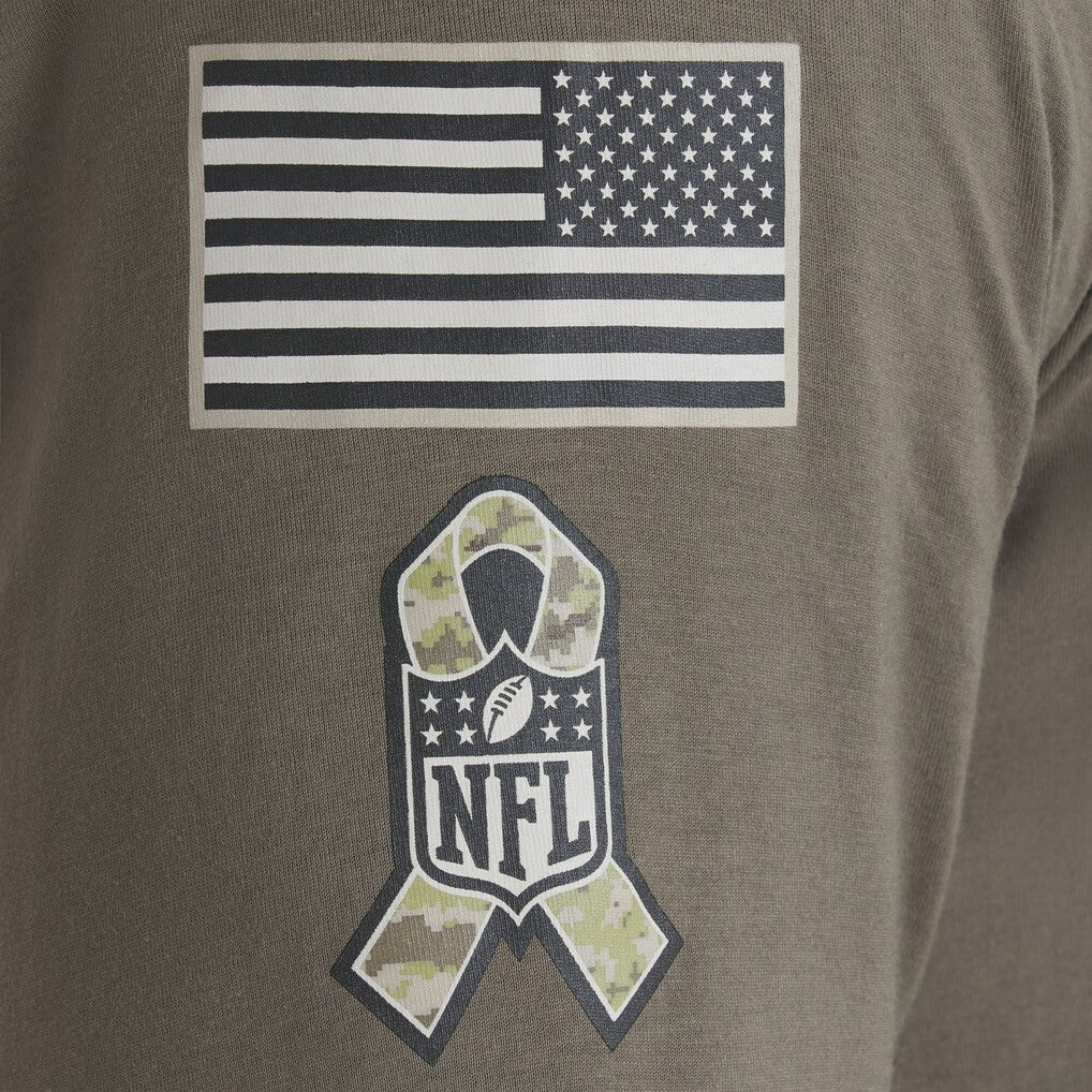 Baltimore Ravens 2025 Salute to Service Sideline Long Sleeve T-Shirt - Olive outlet