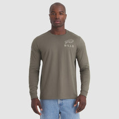 Buffalo Bills 2025 Salute to Service Sideline Long Sleeve T-Shirt - Olive for sale