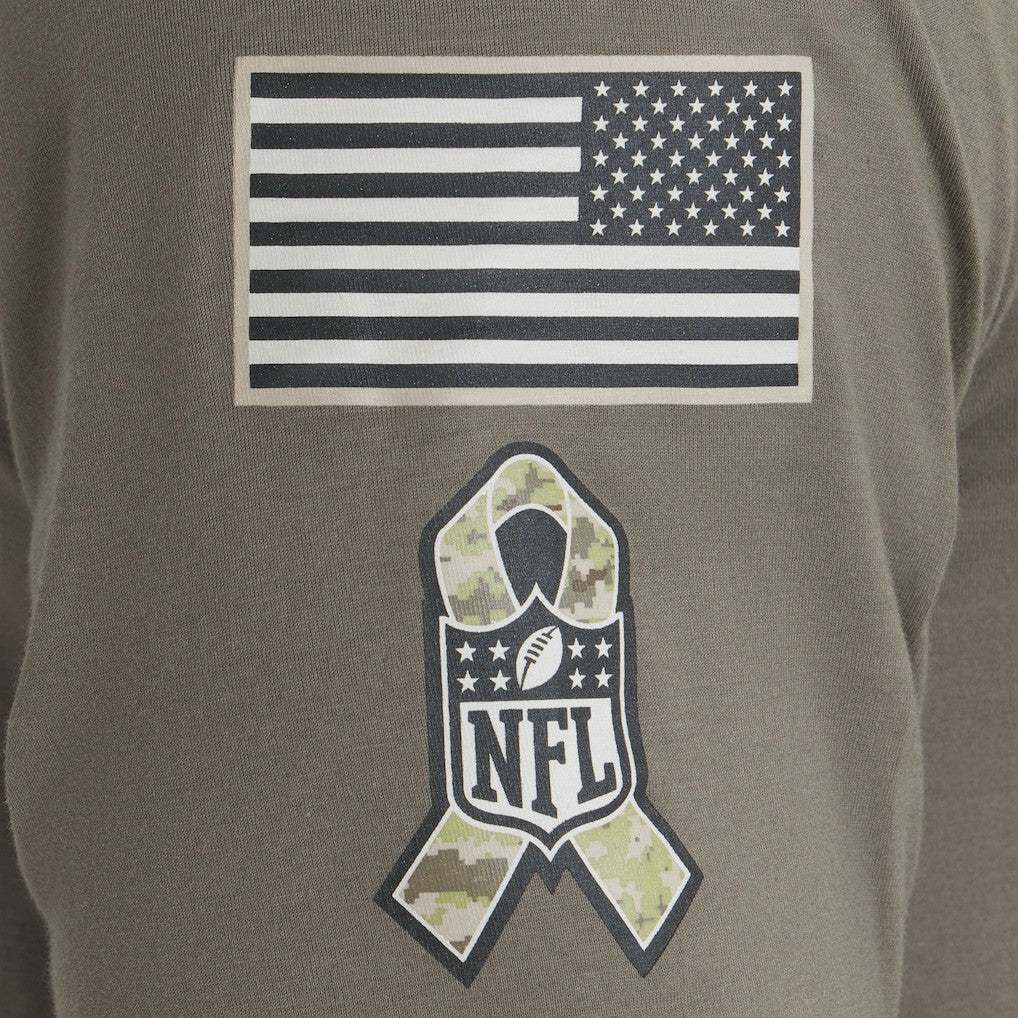 Buffalo Bills 2025 Salute to Service Sideline Long Sleeve T-Shirt - Olive for sale