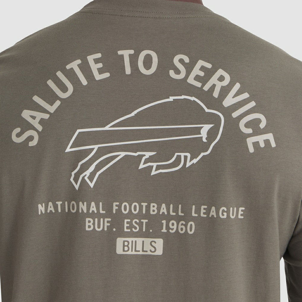 Buffalo Bills 2025 Salute to Service Sideline Long Sleeve T-Shirt - Olive for sale