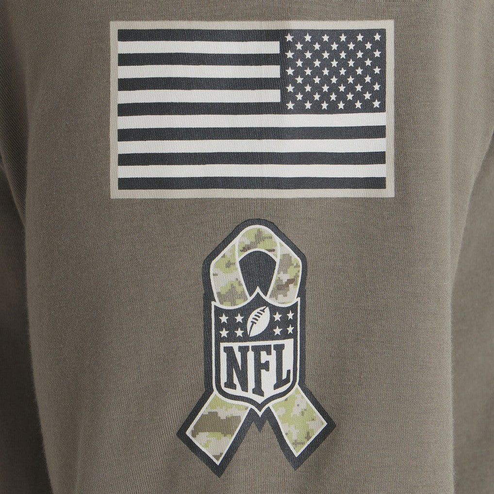 Cleveland Browns 2025 Salute to Service Sideline Long Sleeve T-Shirt - Olive sale