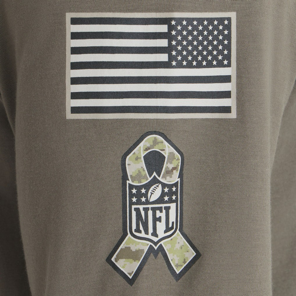 Cleveland Browns 2025 Salute to Service Sideline Long Sleeve T-Shirt - Olive sale