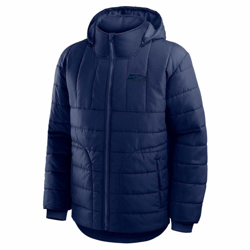 Seattle Seahawks Full-Zip Hooded Jacket - College Navy for sale