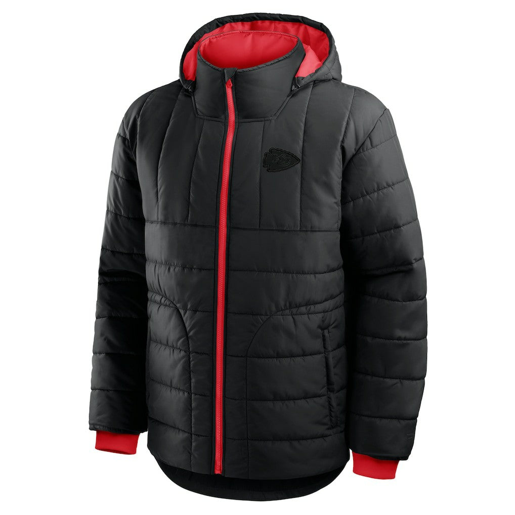 Kansas City Chiefs Full-Zip Hooded Jacket - Black outlet