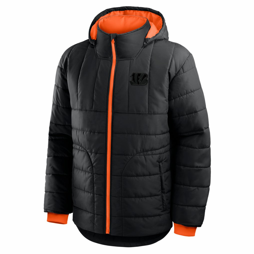 Cincinnati Bengals Full-Zip Hooded Jacket - Black on sale